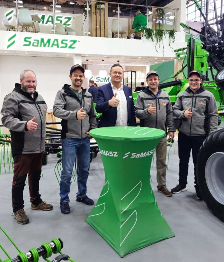 Bei Samasz auf der Agritechnika 